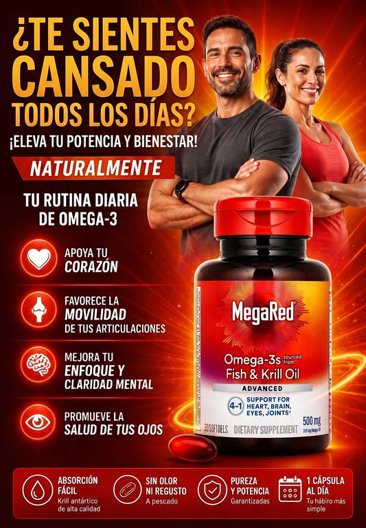 MegaRed® Omega-3  X80 Capsulas